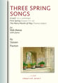 THREE SPRING SONGS for SSA choir and piano SSA choral sheet music cover